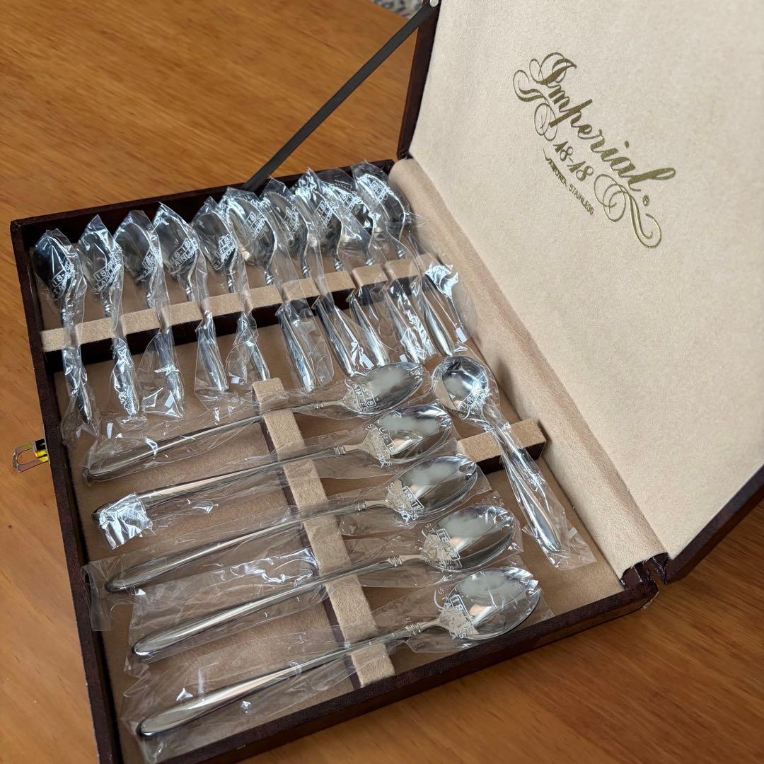 アズマ　カトラリーセット　インペリアル 18-18 デザートセット　16本セット