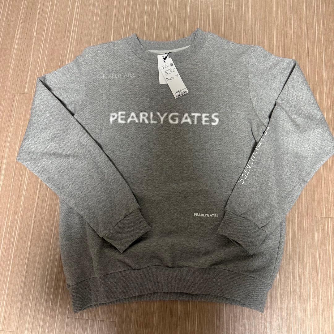 新品タグ付き　PEARLY GATES グレー セーター サイズLL