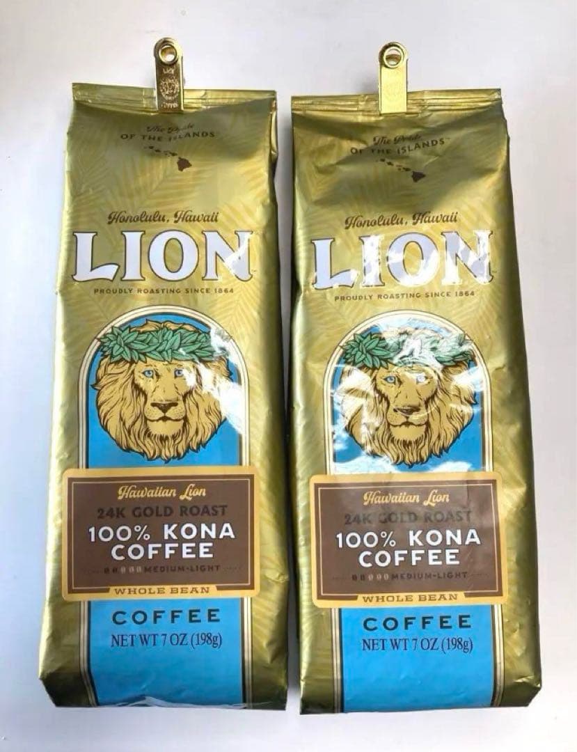 5/14までの掲載！【豆タイプ】ライオンコーヒー コナコーヒー100%