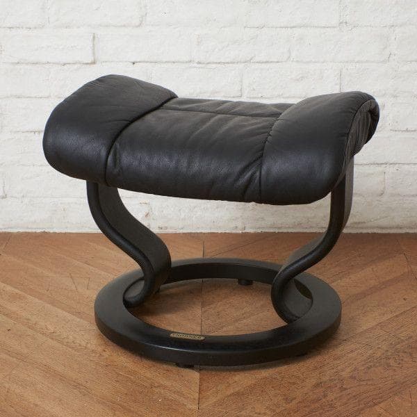 93536★エコーネス オットマン 北欧 本革 スツール ekornes