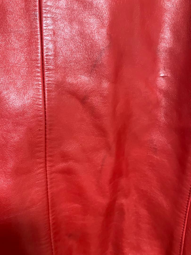 ロンジャン ライダース Liugoo Leathers ホースハイド 馬革レッド