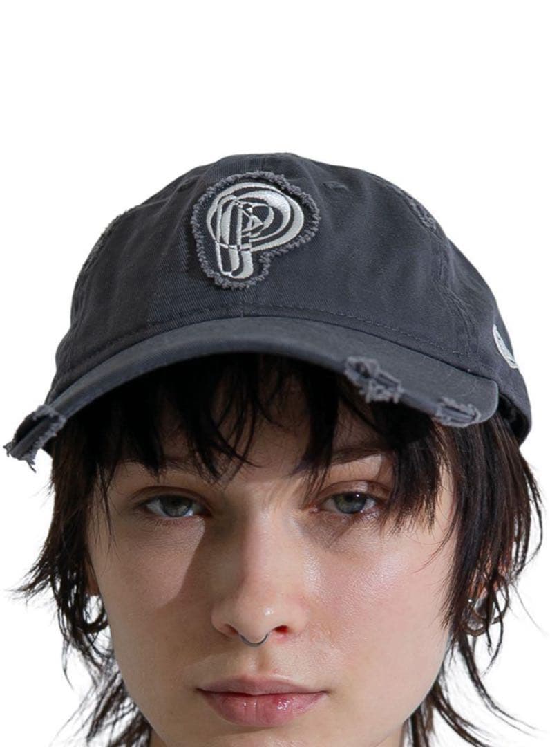 帽子 NEW ERA PERVERZE Scrap Initial Cap Gray