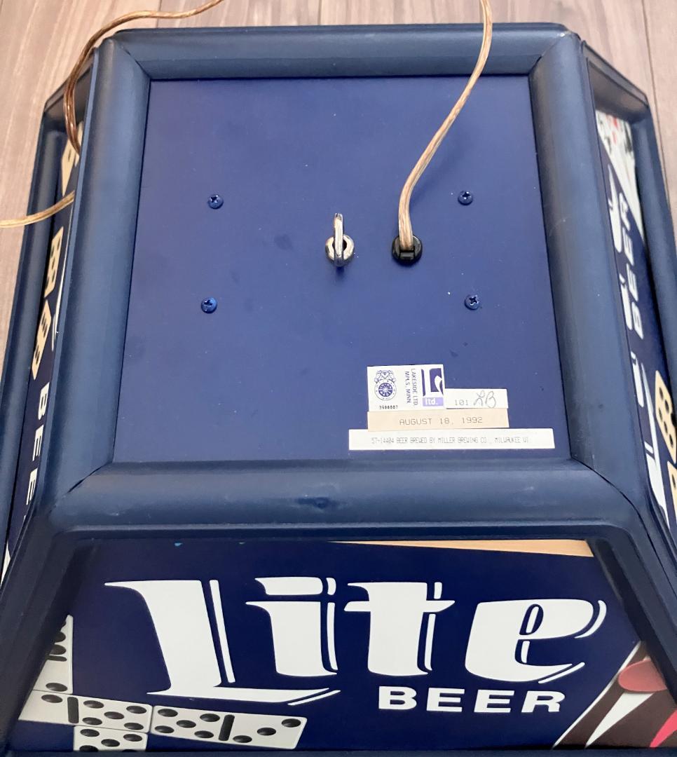 ★新品 激レア★ Miller Lite BEER ランプ プールバーライト