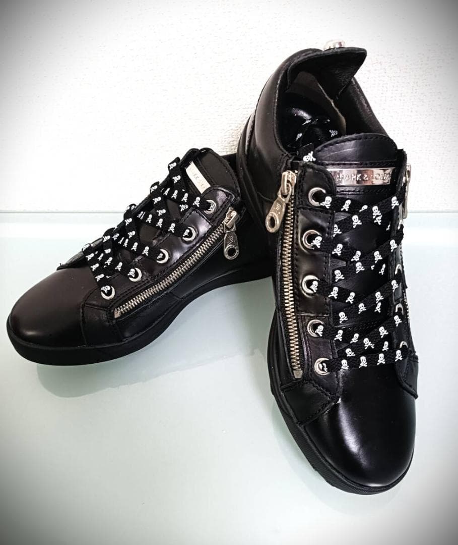 新品・未使用）Mark&Lona　本革　ゴルフシューズ　ブラック　24~24.5