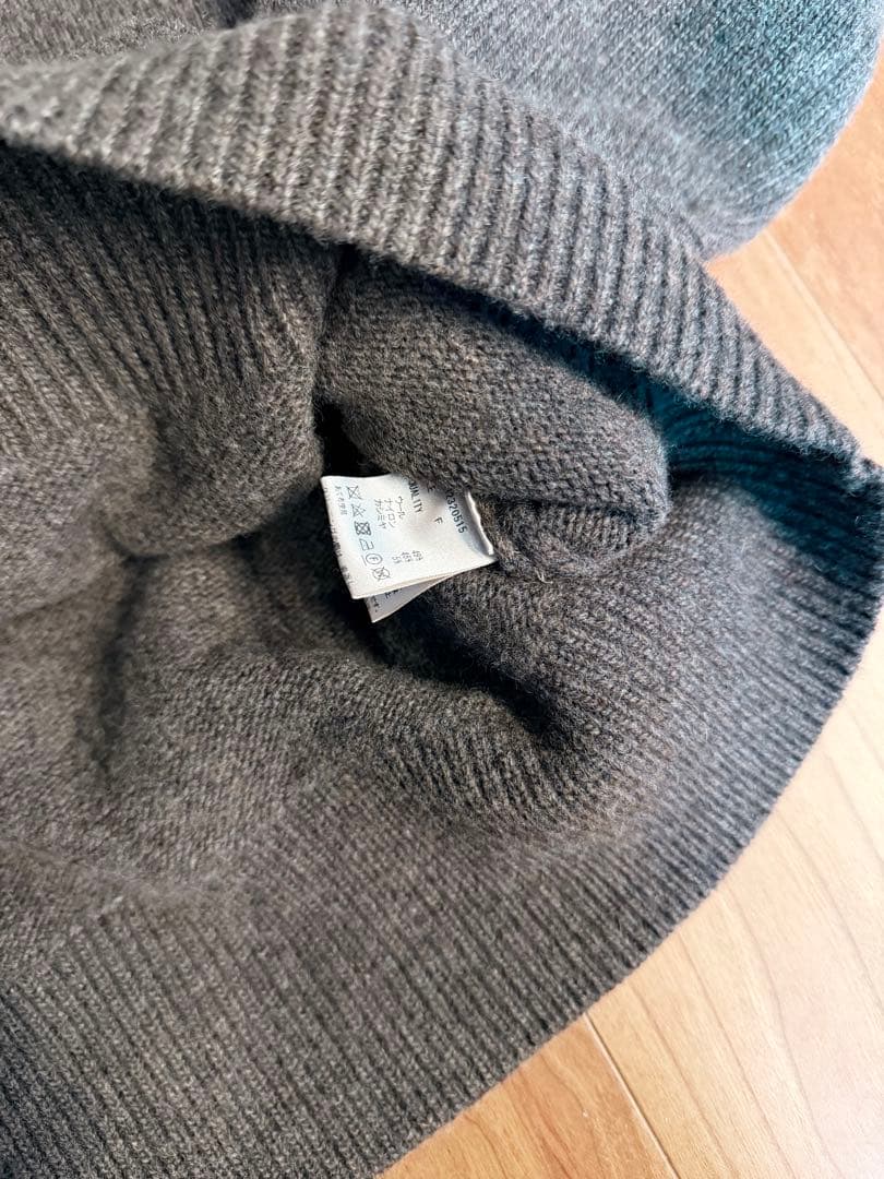 todayful Merinowool Crewneck Knit ブラウン