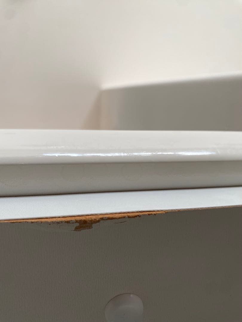 tee ニトリ　ホワイトキッチン収納 中型 アルミフレーム