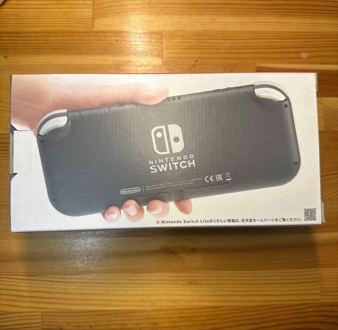 【新品未使用品】Nintendo Switch Lite 本体(グレー）