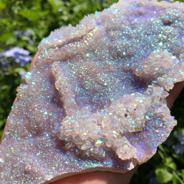 レインボーオーラ スタラクタイト フラワー