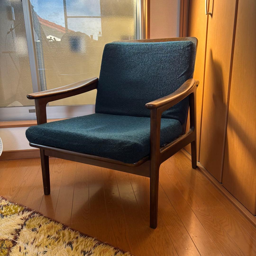 【1970s】 ラウンジチェア ソファ 北欧 ミッドセンチュリー デンマーク