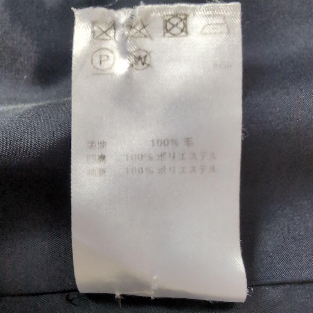 KASHIYAMA パンツスーツ 上下セット ウール100% ネイビー