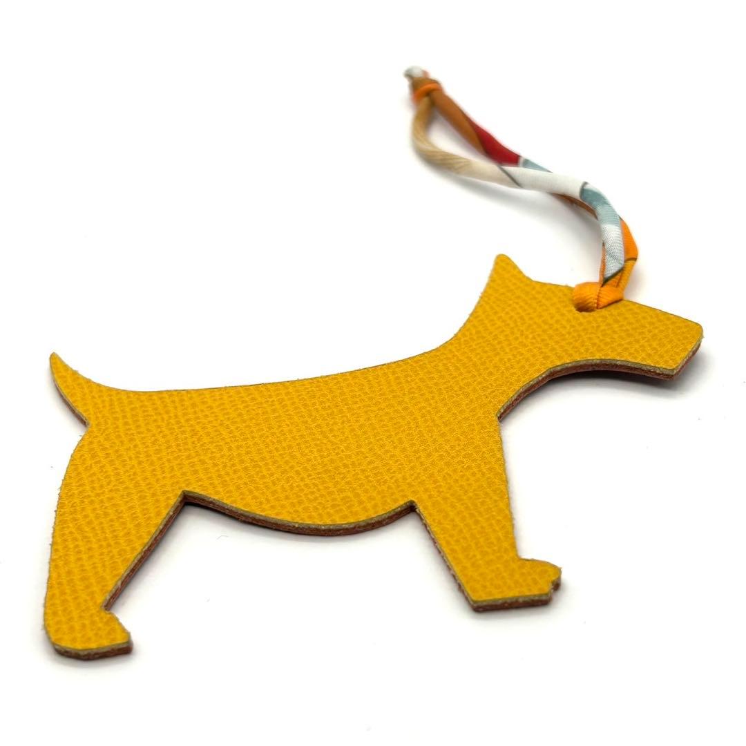 エルメス チャーム プティアッシュ シュナウザー エトゥープ 犬 ドッグ