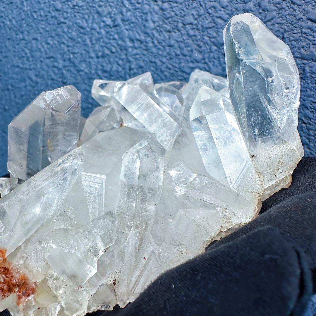 希少高透明度❗️キラキラ☆マニカラン産ヒマラヤ水晶クラスター超強いパワーA1411