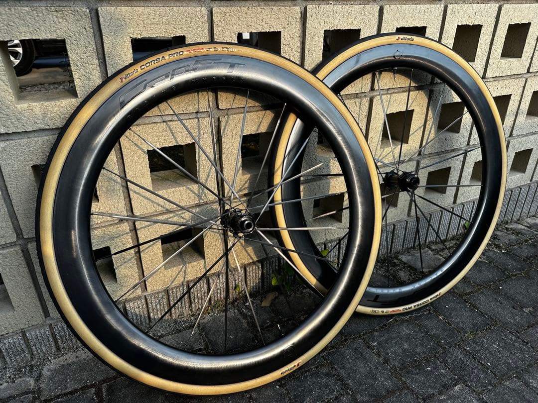 CRWカーボンスポークホイール ディスク