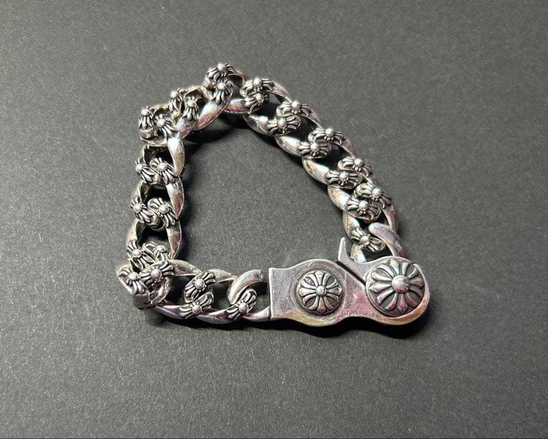 シルバー925 ブレスレット チェーン バングル アクセサリー クロス