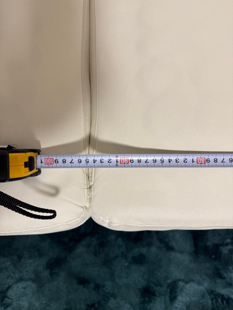 ホワイトソファ 約190cm