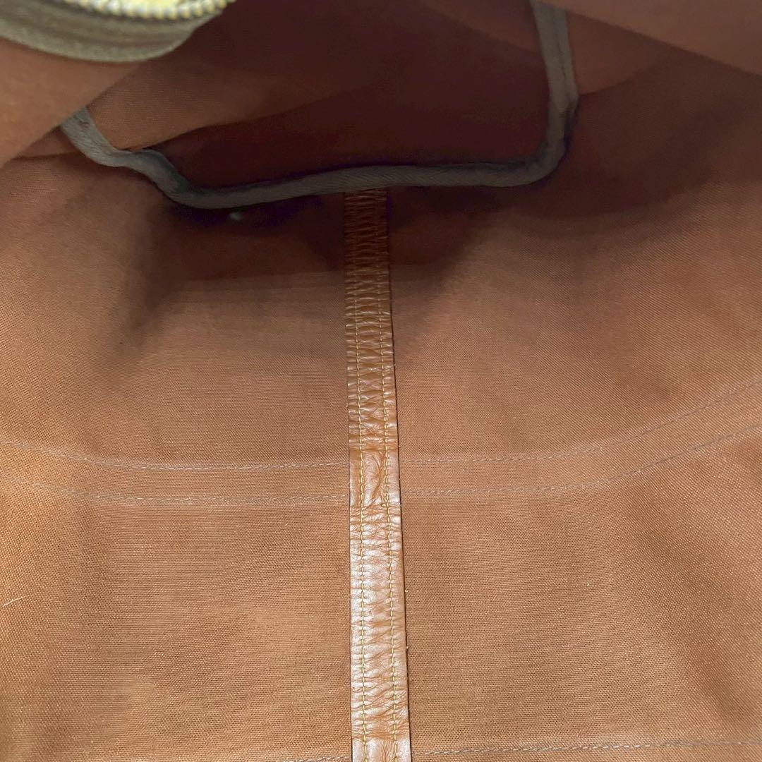 使用感あり　ルイヴィトン　モノグラム　ボストンバッグ　キーポル45 ブラウン