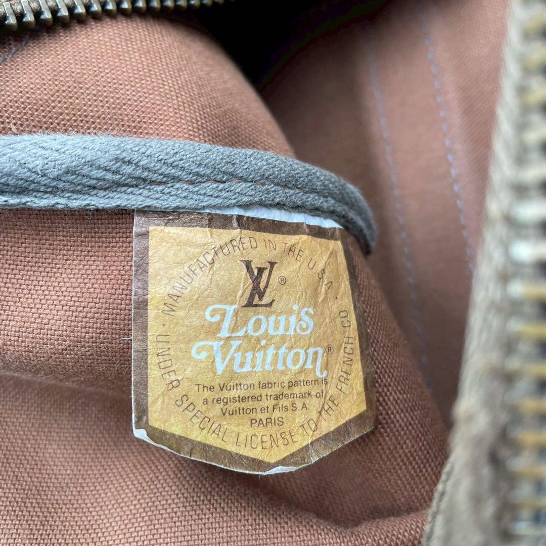 使用感あり　ルイヴィトン　モノグラム　ボストンバッグ　キーポル45 ブラウン