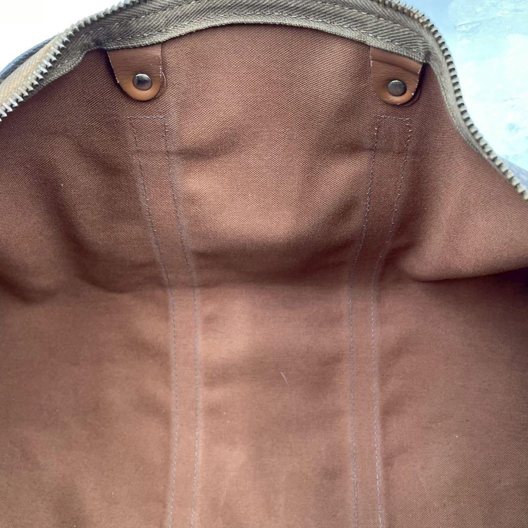 使用感あり　ルイヴィトン　モノグラム　ボストンバッグ　キーポル45 ブラウン