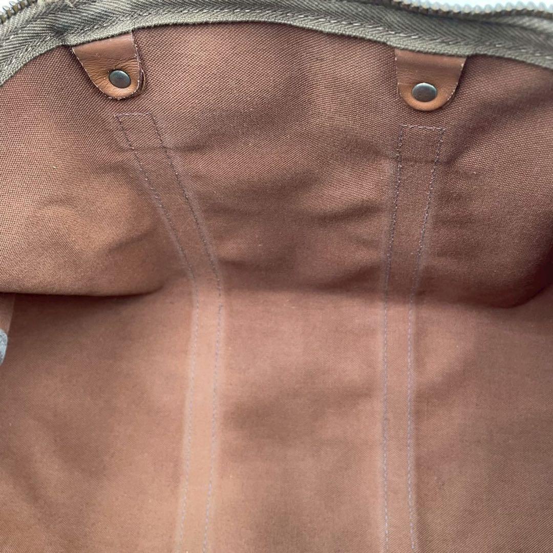 使用感あり　ルイヴィトン　モノグラム　ボストンバッグ　キーポル45 ブラウン