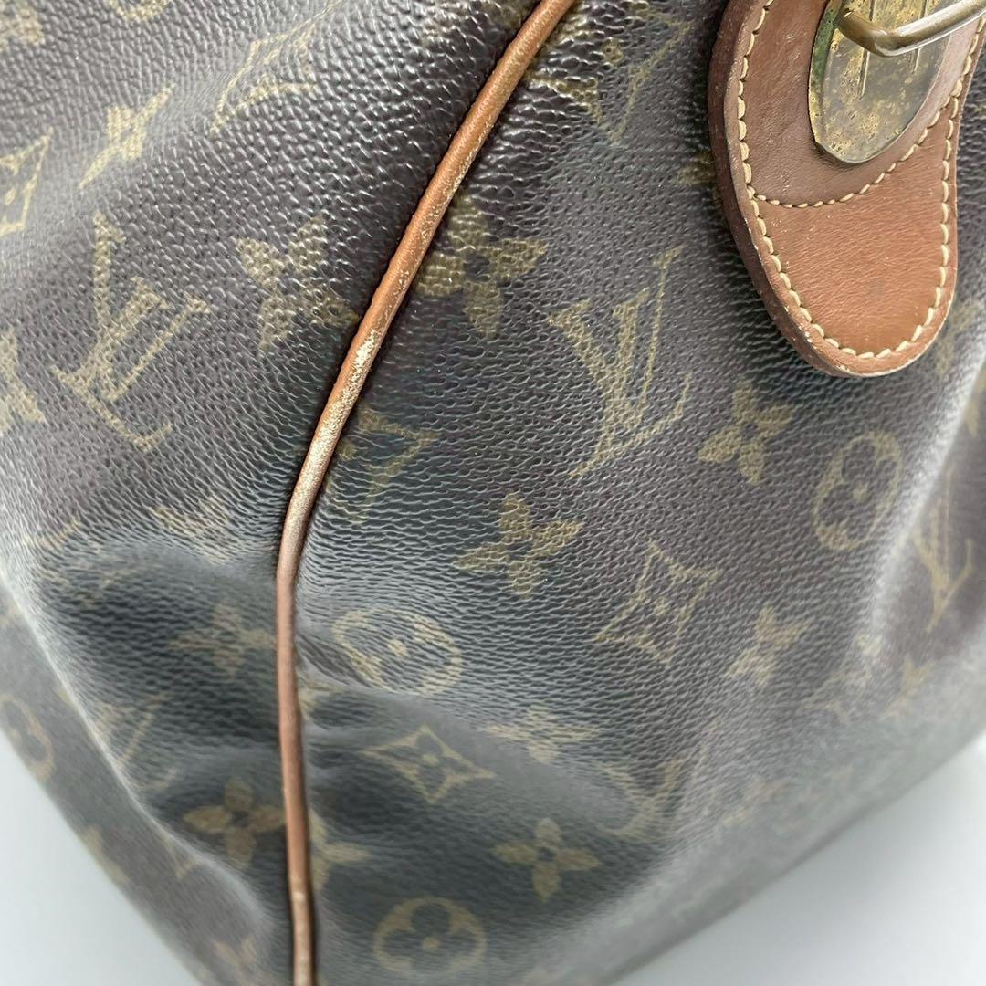 使用感あり　ルイヴィトン　モノグラム　ボストンバッグ　キーポル45 ブラウン
