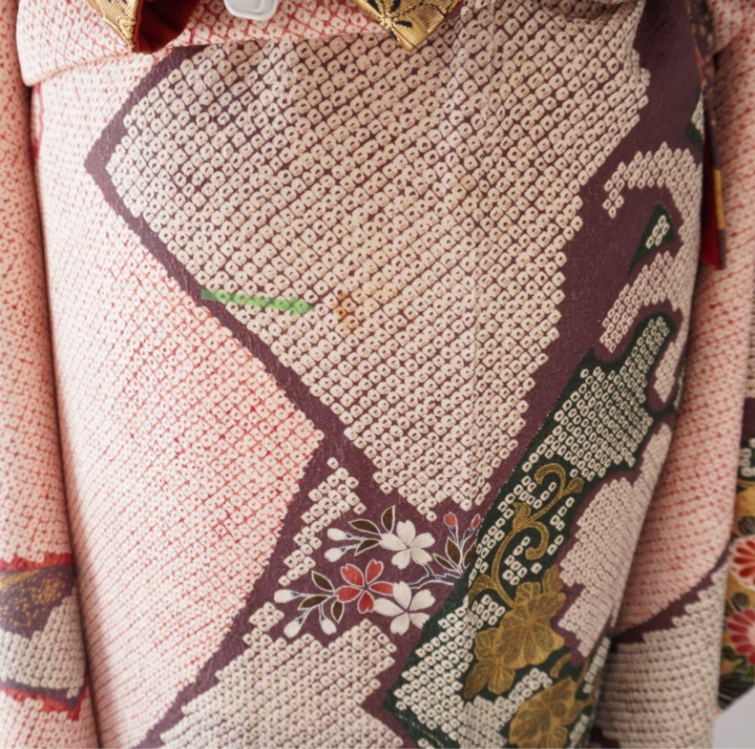 振袖　379F フルセット 5点セット　正絹 すべて正絹