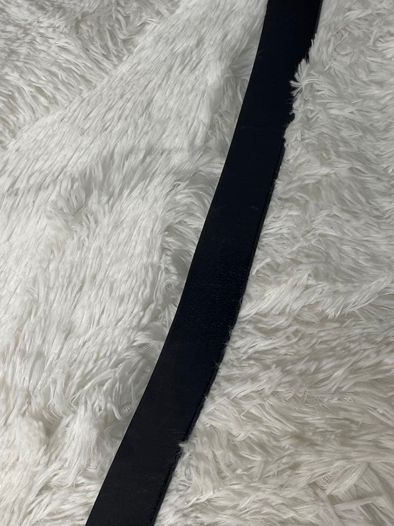 希少　Levi’s オールドレザー　レザーベルト 本革 ヴィンテージ　ブラック