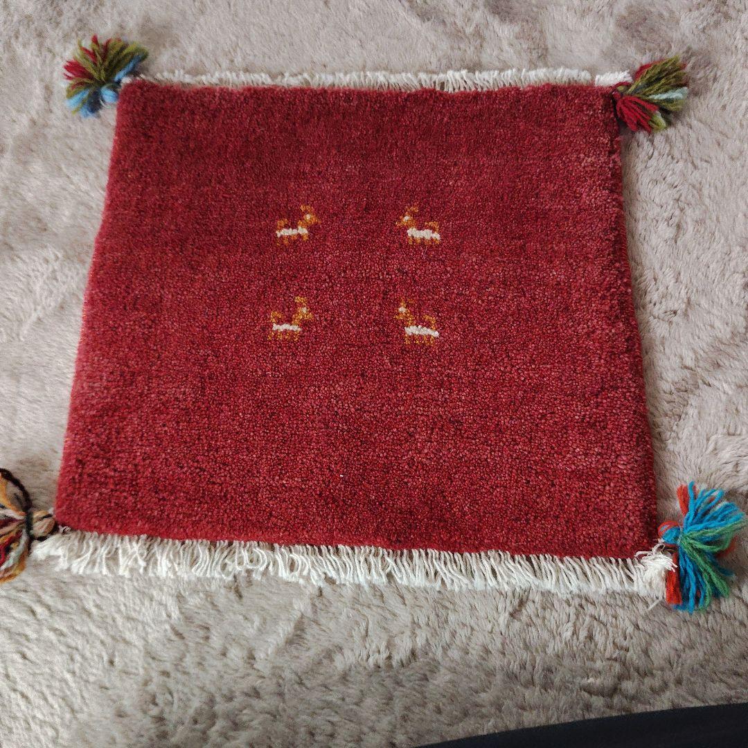 ギャッベ 座布団 チェアマット 6枚セット