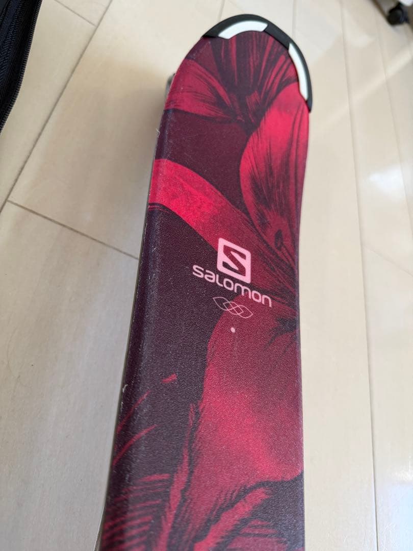 サロモン　スキー板　QSTLUX Jr M 130センチ　スキーケース付き