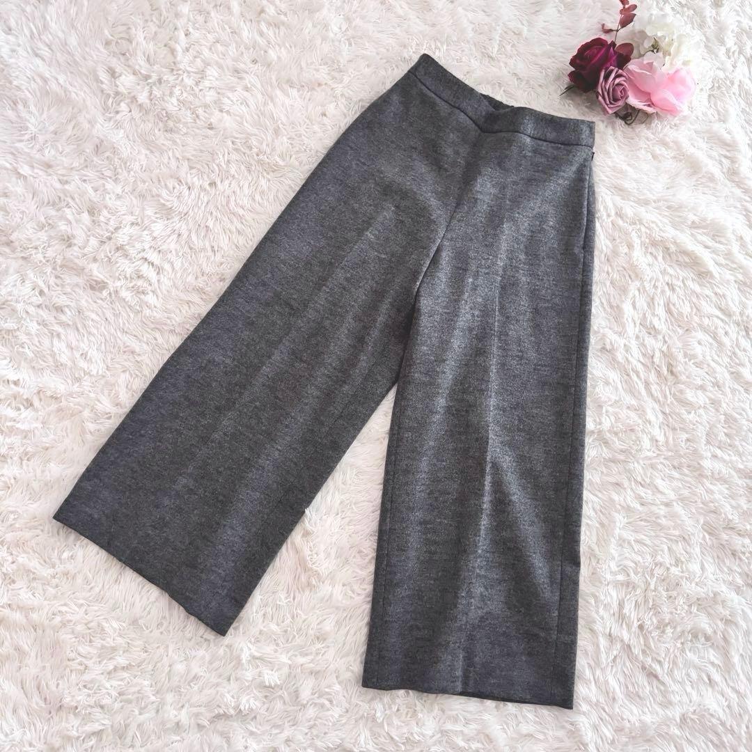 美品【INÉD】セットアップスーツ グレー 9号 ◆ フロントホック日本製