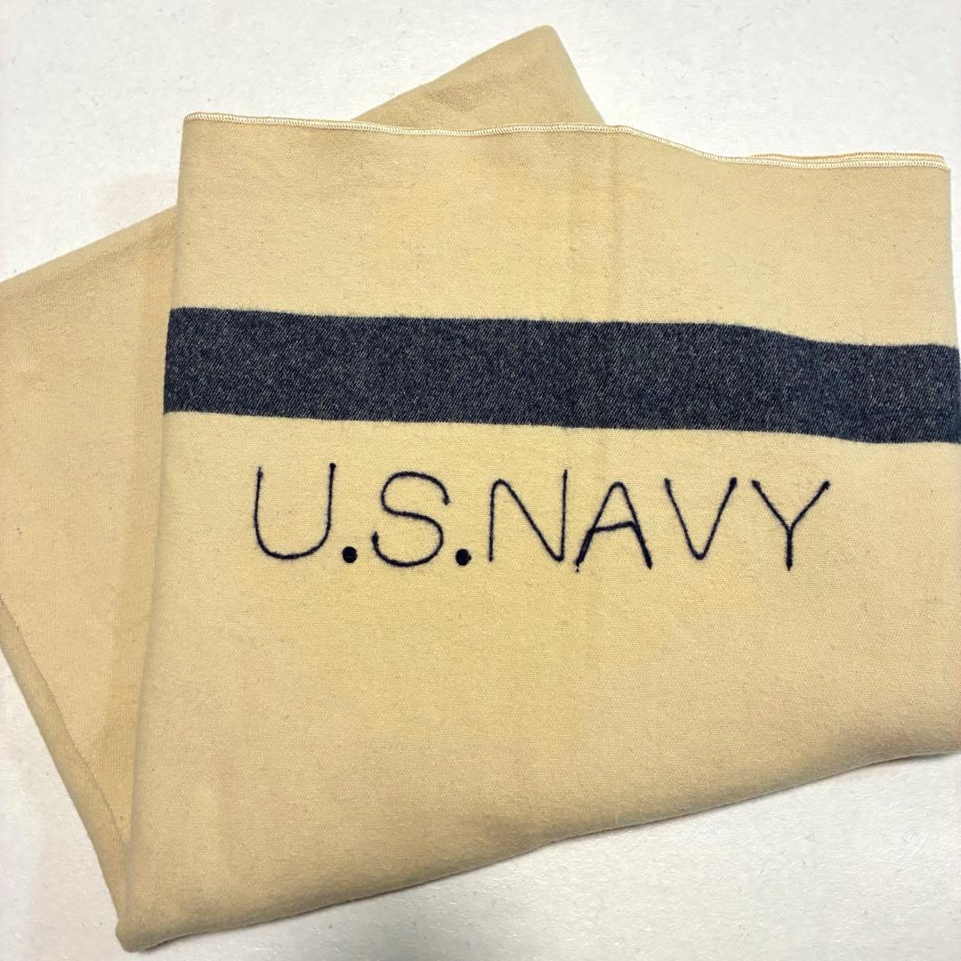 40's～ Vintage U.S.NAVY ウール メディカル ブランケット