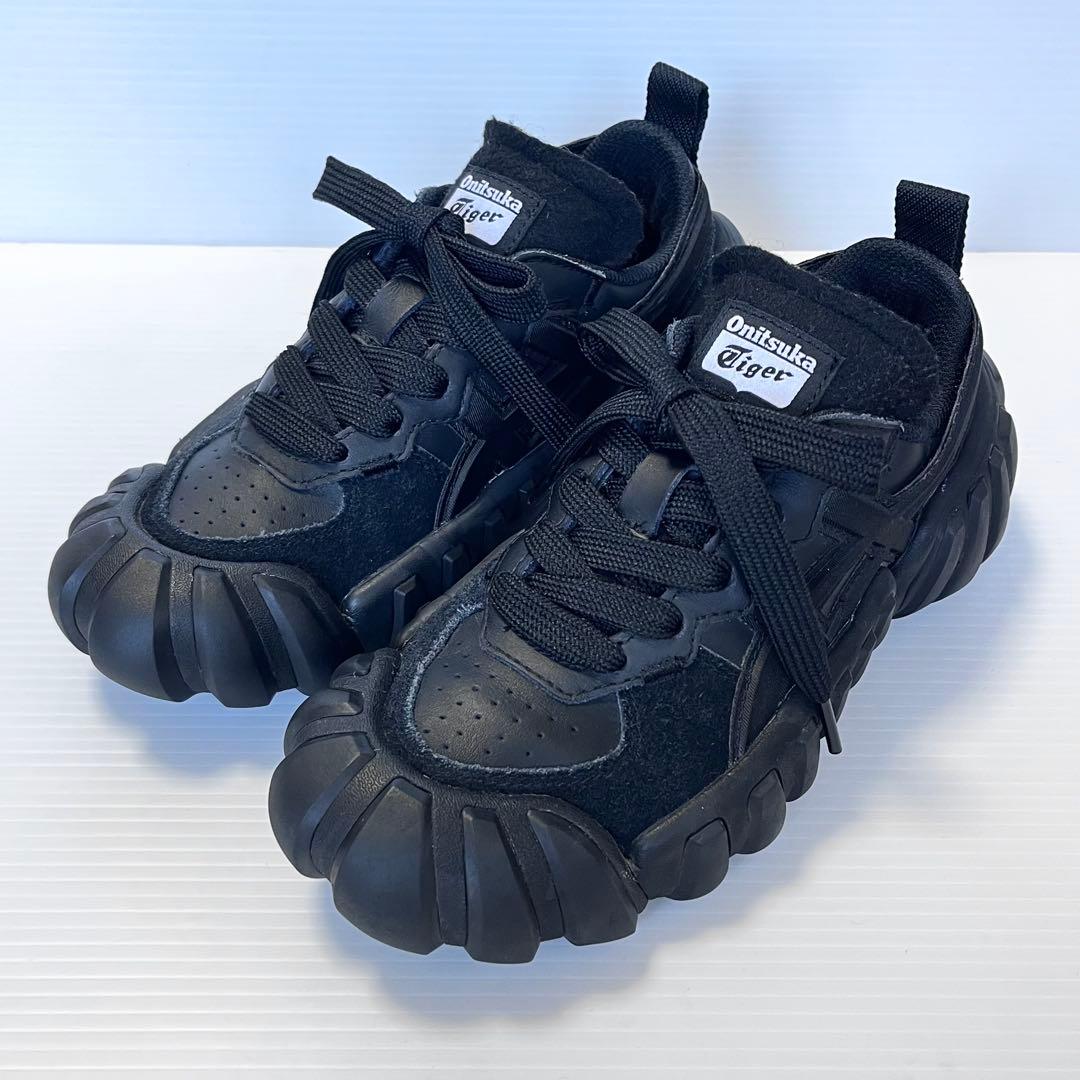 美品✨ オニツカタイガー デンティグレ LS オールブラック 23.0cm