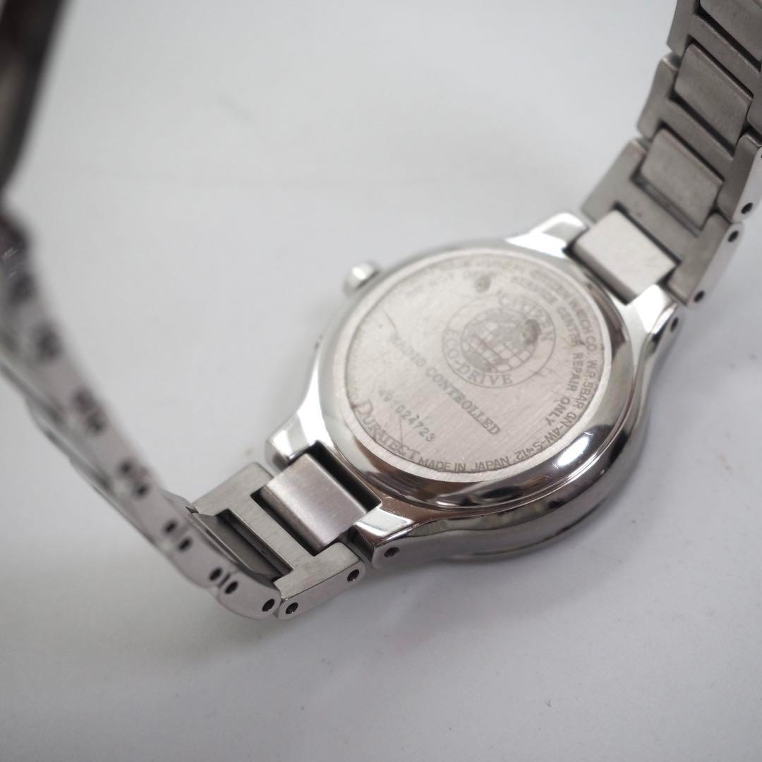 371 稼働　CITIZEN　レディース　時計　電波ソーラー ティタニアライン