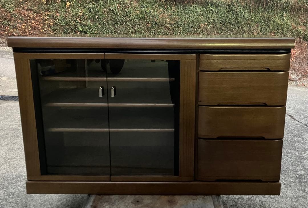 武富家具 TAKEDOMI キャビネット ローボード オーク材 192cm幅