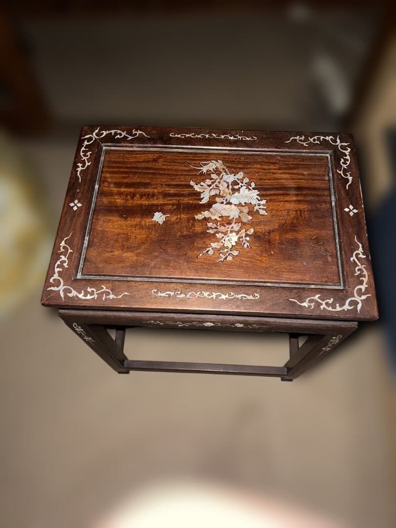 「さいたま市」 引き取り限定！ クラシック木製サイドテーブル