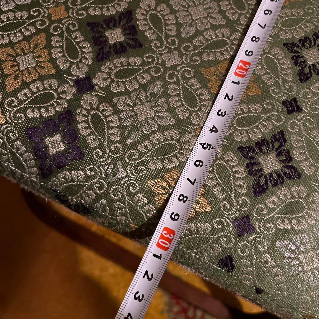 昭和レトロ　クッション付きスツール　椅子　オットマン　木製美品　アンティーク