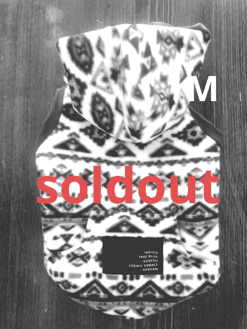 犬服M ハンドメイドドッグウェア　小型犬　タンクトップパーカー