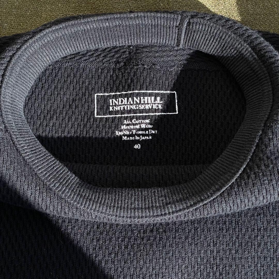 Indian Hill Knitting Service サーマル 黒 40 ②