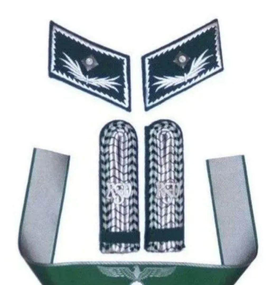 WW2ドイツ税関国境警備隊徽章セット / Zoll 襟章 肩章 カフタイトル