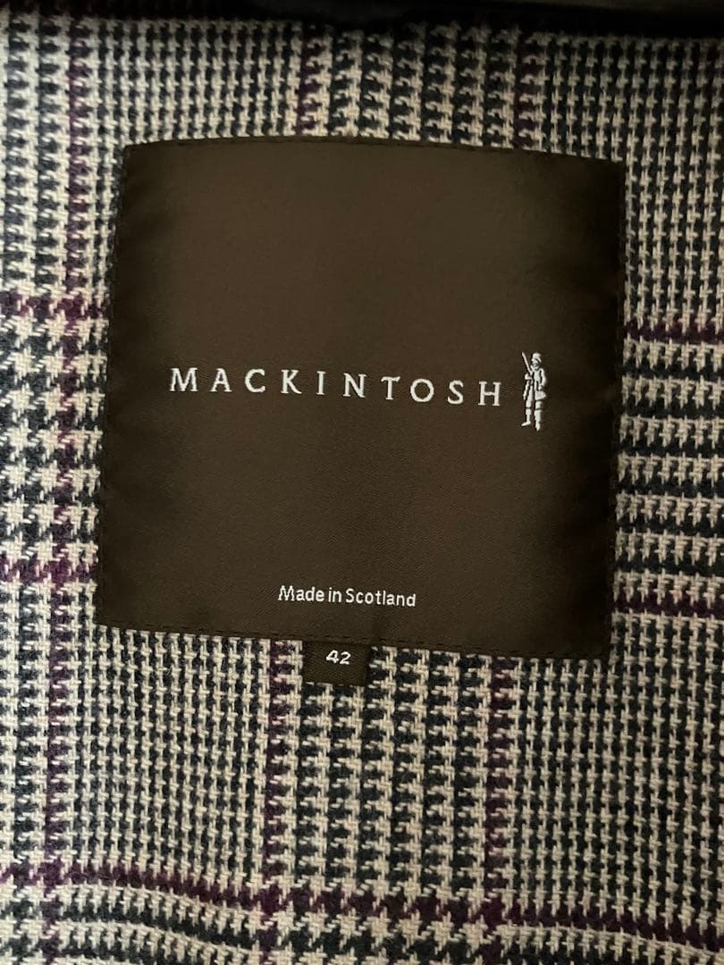 Macintosh Scotland made シングルトレンチコート
