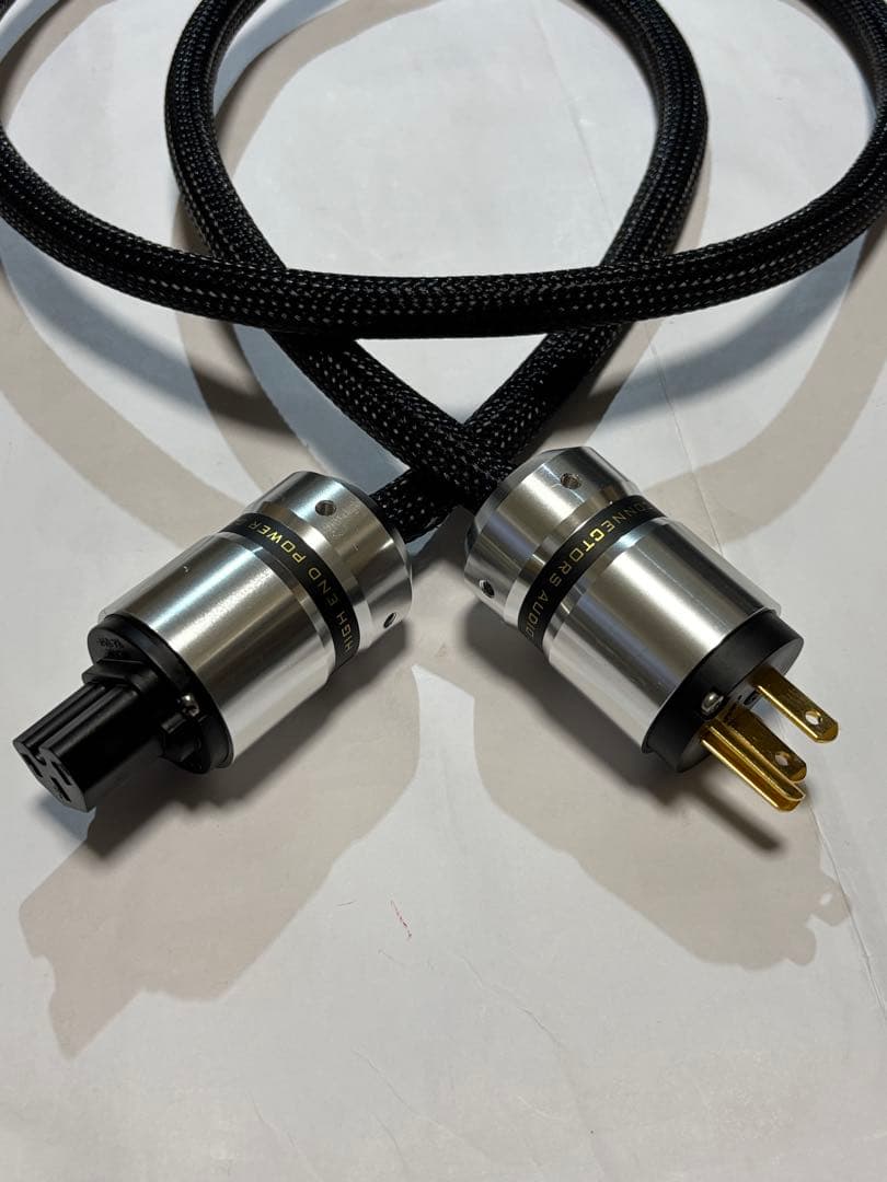 ◾️CAMELOTキャロメット電源ケーブルの名機◆PM-600高級プラグ高音質UP