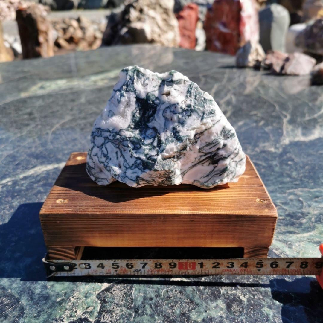 ツリーアゲート　738グラム　鑑賞石　原石　宝石　鉱物　パワーストーン　石