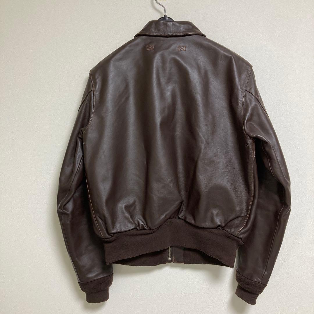 【美品】MORGAN MEMPHIS BELLE A-2 モーガン馬革 サイズL