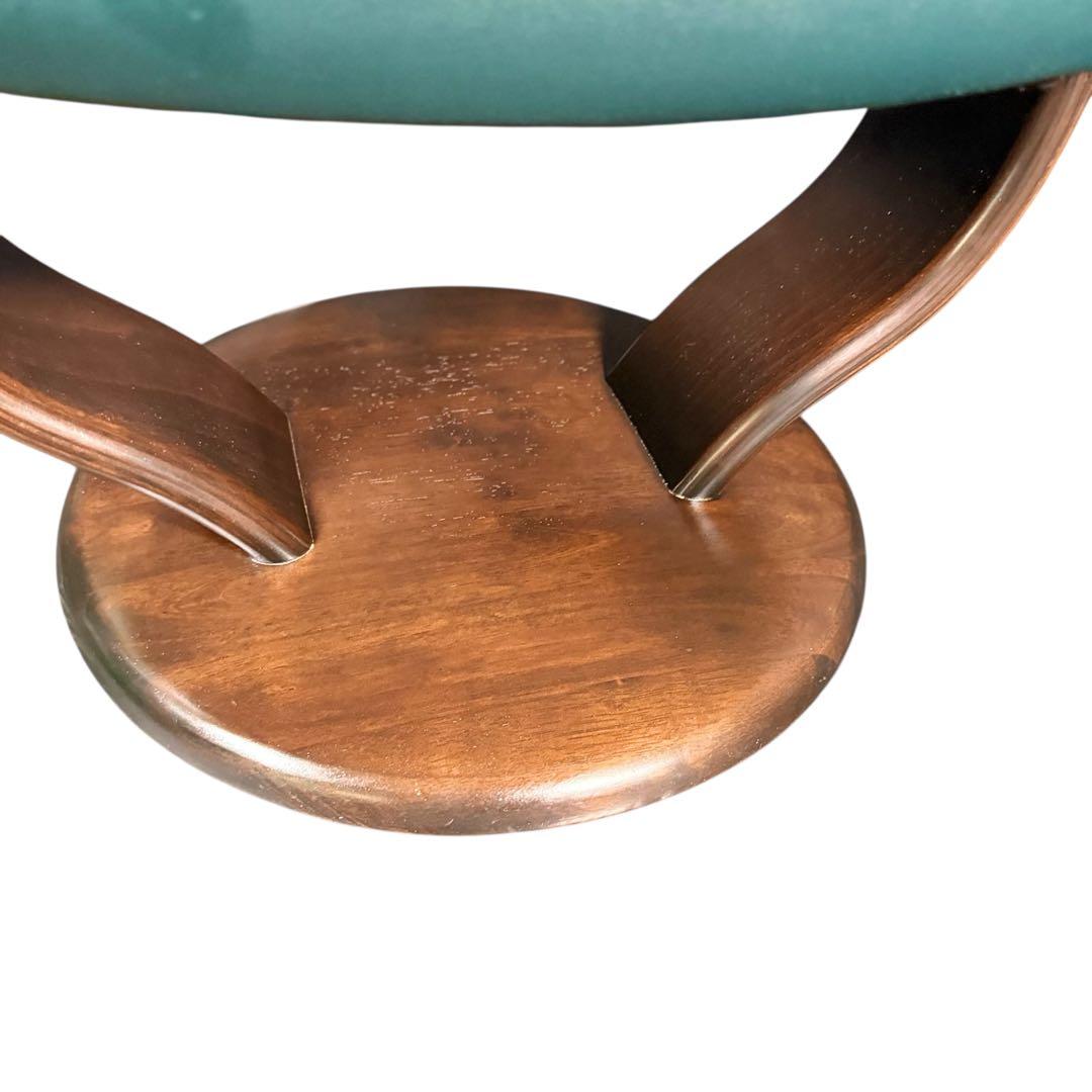 もなみり　本体のみ　HR732 カリモク 本革 リクライニング回転チェア