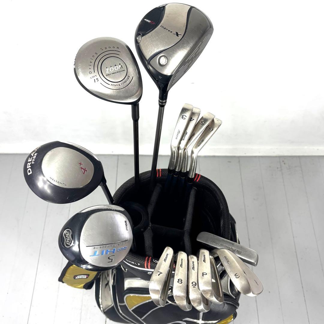 本格派 メンズゴルフクラブ 14本 フルセット ゴルフセット お試しセット
