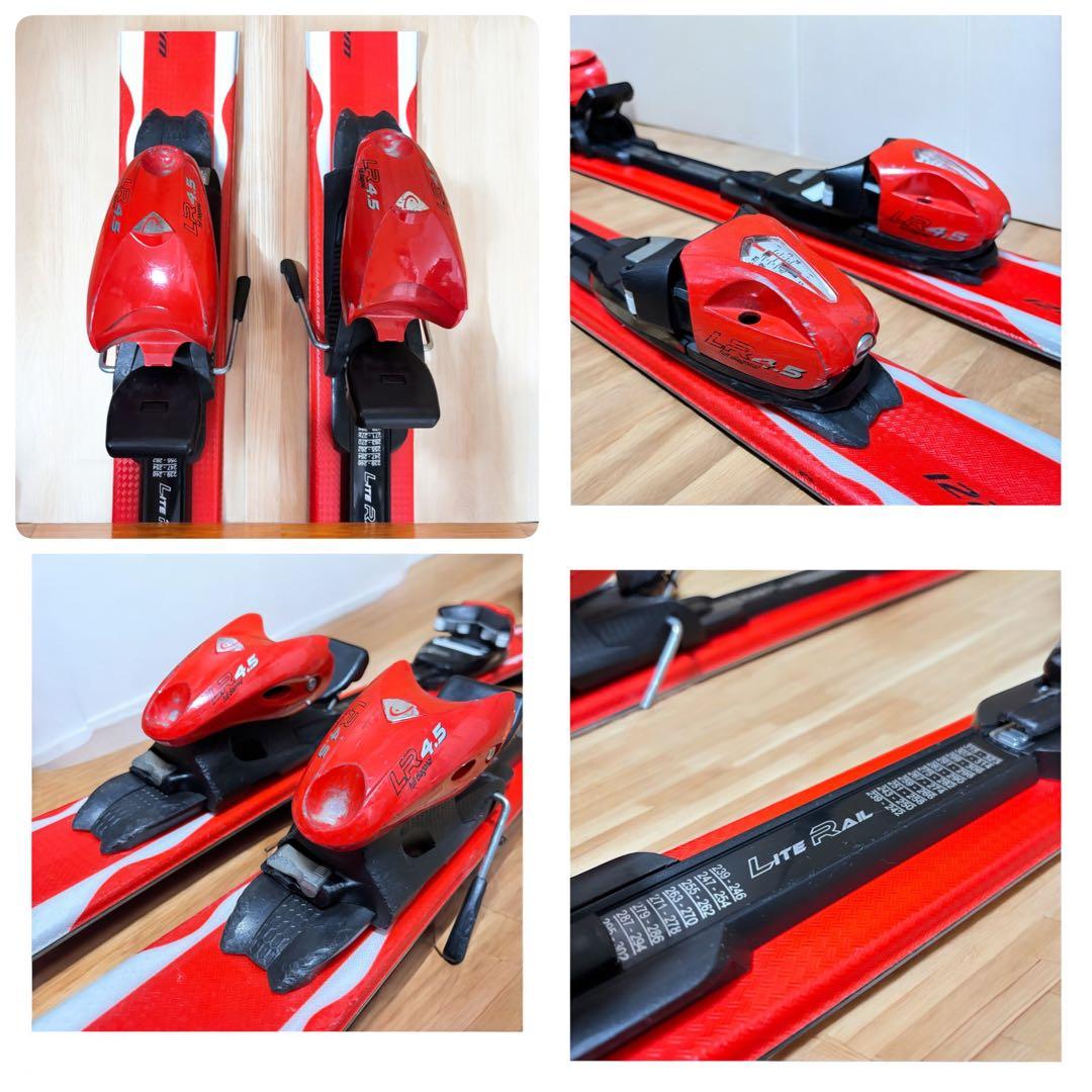 【ジュニア用】HEAD SUPER SHAPE 127cm スキー板 初心者向け