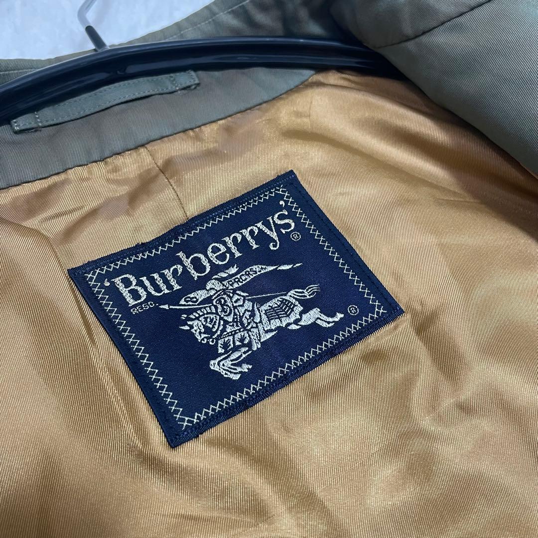 【超希少】美品 一枚袖 バーバリー ステンカラーコート 玉虫色