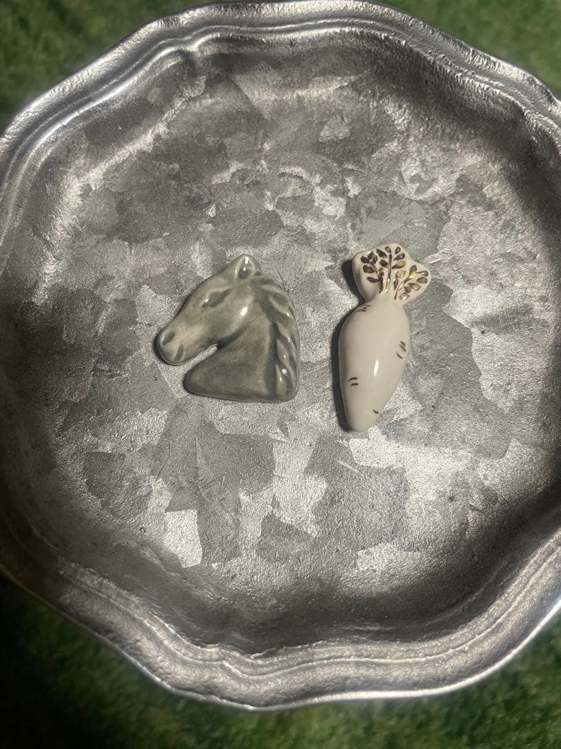 竹内美咲　フェーブ　馬と人参　セット