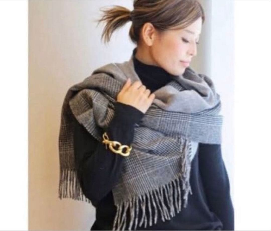 JOSHUA ELLIS★カシミヤ100%大判ストール★美品