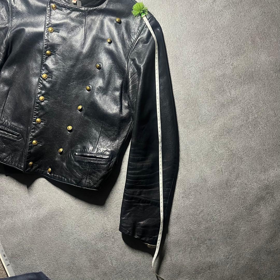 agnes b. スペシャル レザー ナポレオンジャケット vintage