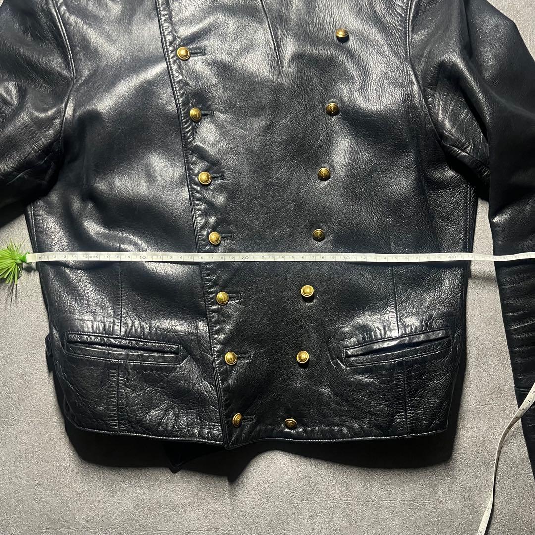 agnes b. スペシャル レザー ナポレオンジャケット vintage